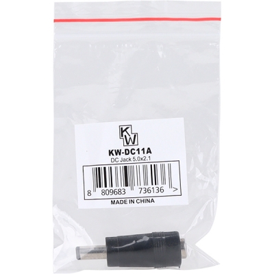 강원전자 KW 5.5x2.1 to 5.0x2.1mm 아답터 변환 잭