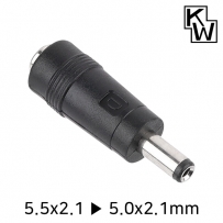 강원전자 KW KW-DC11A 5.5x2.1 to 5.0x2.1mm 아답터 변환 잭