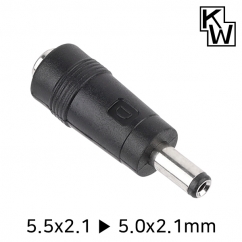 KW KW-DC11A 5.5x2.1 to 5.0x2.1mm 아답터 변환 잭