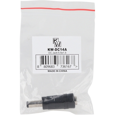 강원전자 KW 5.5x2.1 to 5.5x1.5mm 아답터 변환 잭