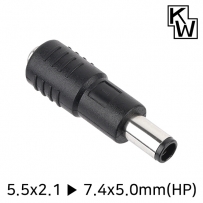 강원전자 KW KW-DC18A 5.5x2.1 to 7.4x5.0mm(HP) 아답터 변환 잭