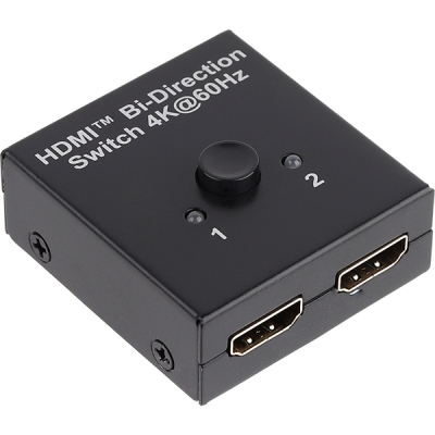 강원전자 넷메이트 NM-PTS02B 4K 60Hz HDMI 2.0 2:1 선택기
