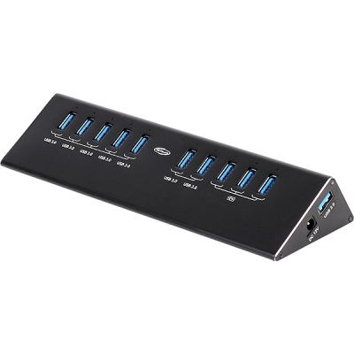 강원전자 넷메이트 USB3.0 10포트 유전원 충전 허브
