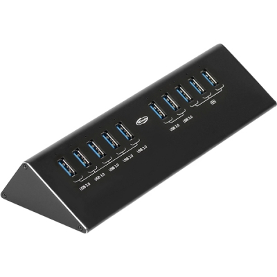 강원전자 넷메이트 USB3.0 10포트 유전원 충전 허브
