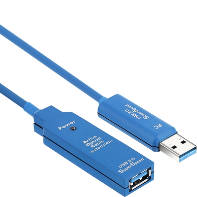 강원전자 넷메이트 CBL-U3AOC01N-10M USB3.0 Hybrid AOC AM-AF 연장 리피터 10m