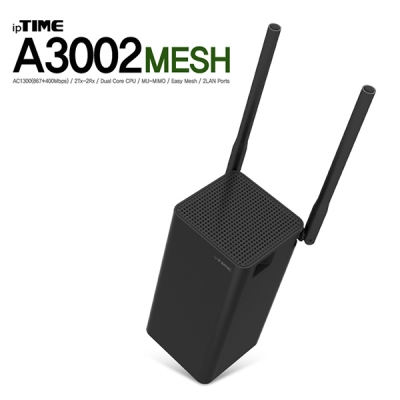 ipTIME(아이피타임) A3002mesh Black 11ac 유무선 공유기