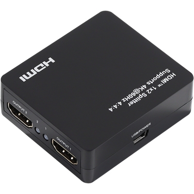 강원전자 넷메이트 4K 60Hz HDMI 2.0 1:2 분배기