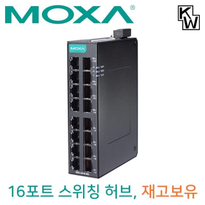 MOXA(모싸) ★재고보유★ EDS-2016-ML 산업용 16포트 스위칭 허브