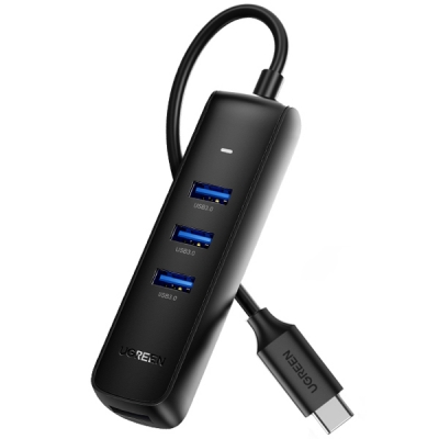 유그린 U-10916 USB3.0 Type C 4포트 무전원 허브