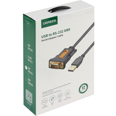 유그린 U-20222 USB2.0 to RS232 시리얼 컨버터(Prolific/2m)