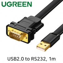 유그린 U-20206 USB2.0 to RS232 시리얼 컨버터(FTDI/FLAT 1m)