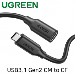Ugreen U-10387 USB3.1 Gen2 연장 CM-CF 케이블 1m