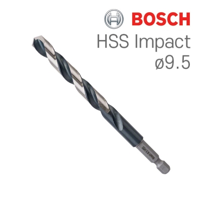 보쉬 HSS Impact 9.5mm 육각드릴비트(1개입/2608577130)