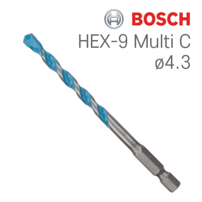 보쉬 HEX-9 Multi C 4.3x90 멀티 컨스트럭션 육각드릴비트(1개입/2608588110)