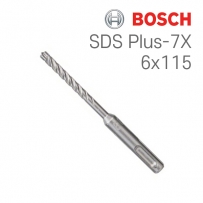 보쉬 SDS plus-7X 6x50x115 4날 해머 드릴비트(1개입/2608576116)