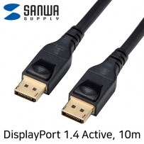 강원전자 산와서플라이 KC-DP14A100 8K 60Hz DisplayPort 1.4 Active 케이블 10m