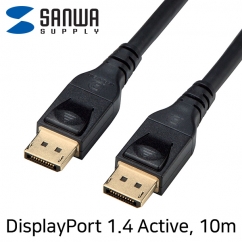 SANWA KC-DP14A100 8K 60Hz DisplayPort 1.4 Active 케이블 10m