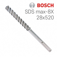 보쉬 SDS max-8X 28x400x520 4날 해머 드릴비트(1개입/2608578646)