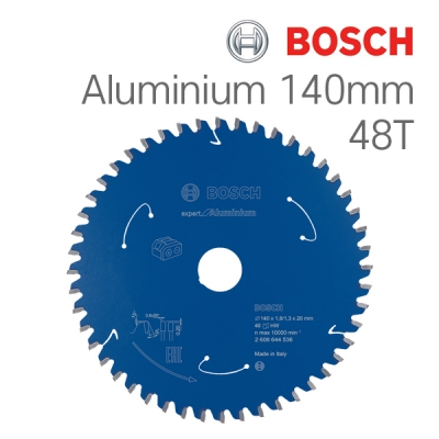 보쉬 140mm 48T 알루미늄용 충전 원형톱날(1개입/2608644536)