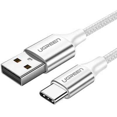 유그린 U-60130 USB2.0 AM-CM 케이블 0.5m (화이트)