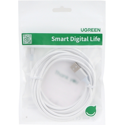 유그린 U-60409 USB2.0 AM-CM 케이블 3m (화이트)