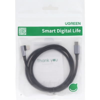 유그린 U-70643 USB2.0 CM-CM 꺾임 케이블 1m