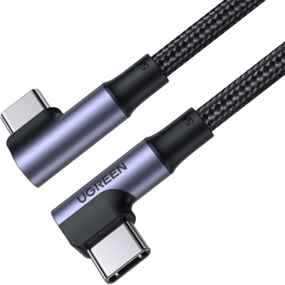 유그린 U-70696 USB2.0 CM-CM 양쪽꺾임 케이블 1m