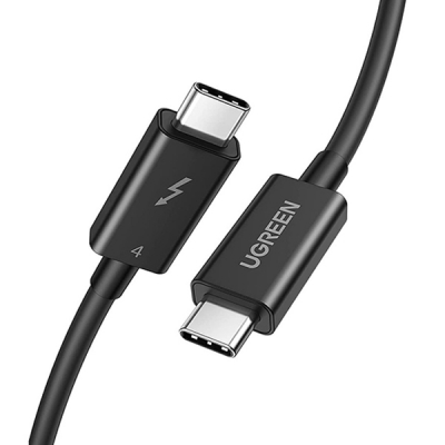 유그린 U-30389 40G 썬더볼트4(USB-C) 케이블 0.8m