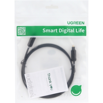Ugreen U-70890 디지털 광 오디오 각각 케이블 1m
