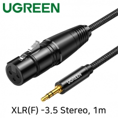 유그린 U-20763 XLR 캐논(F)-스테레오 마이크 케이블 1m