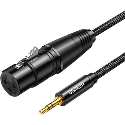 유그린 U-20763 XLR 캐논(F)-스테레오 마이크 케이블 1m