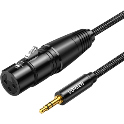 유그린 U-20244 XLR 캐논(F)-스테레오 마이크 케이블 2m