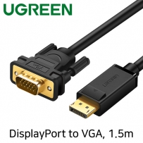 유그린 U-10247 DisplayPort to VGA(RGB) 컨버터(케이블 타입 1.5m)