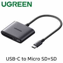 유그린 U-80798 USB Type C to Micro SD+SD 카드리더기