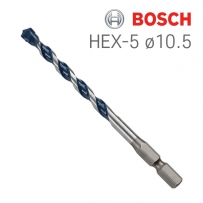 보쉬 HEX-5 10.5x150 CYL-5 블루그라나이트 육각드릴비트(1개입/2608578093)