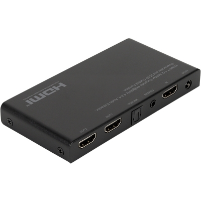 강원전자 넷메이트 4K 60Hz HDMI 2.0 1:2 분배기 (오디오 디임베더)