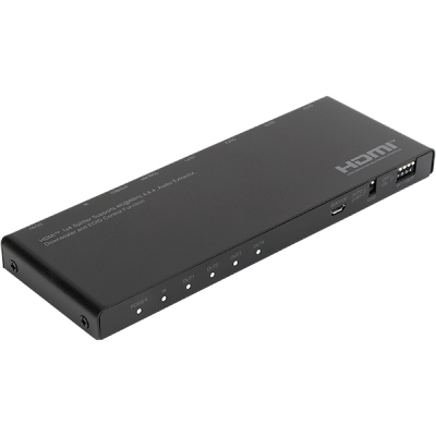 강원전자 넷메이트 4K 60Hz HDMI 2.0 1:4 분배기 (오디오 디임베더)