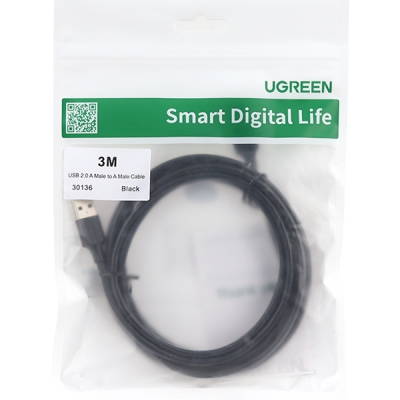 유그린 U-30136 USB2.0 AM-AM 케이블 3m