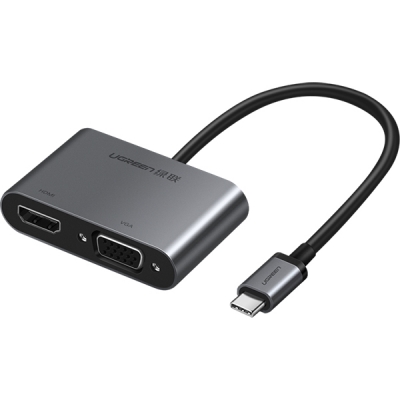 유그린 U-50505 USB Type C to HDMI + VGA + PD 컨버터