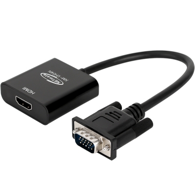 강원전자 넷메이트 VGA(RGB) + Stereo to HDMI 컨버터 NM-VH04N