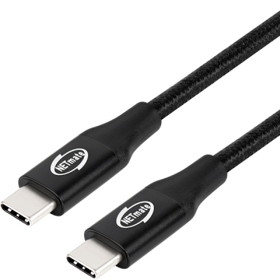 강원전자 넷메이트 USB2.0 CM-CM 케이블 2m (블랙) NM-UNC202B