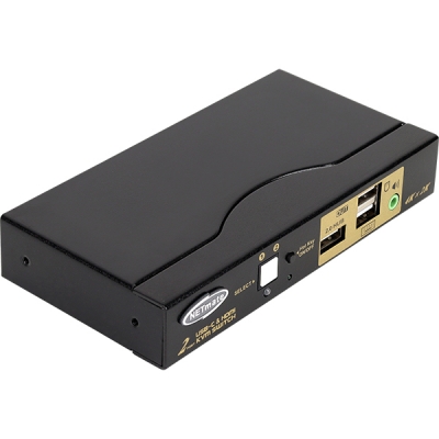 강원전자 넷메이트 NM-CKD01 4K 60Hz HDMI 2.0 KVM 2:1 스위치(USB-C)