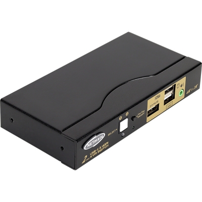 강원전자 넷메이트 4K 60Hz HDMI 2.0 KVM 2:1 스위치(USB-C) NM-CKD01