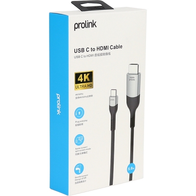 프로링크 PF307A-0500 USB Type C to HDMI 컨버터(5m)