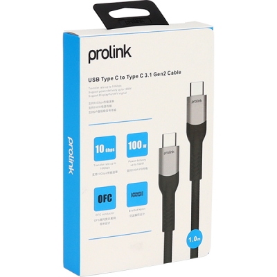 프로링크 PF487A-0100 USB3.1 Gen2 CM-CM 케이블 1m