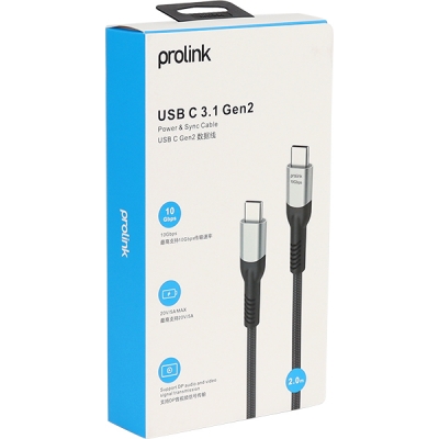 프로링크 PF487A-0200 USB3.1 Gen2 CM-CM 케이블 2m