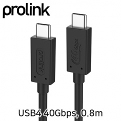 프로링크 USB4 40Gbps 케이블 0.8m (USB-IF 인증)