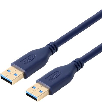 강원전자 넷메이트 NM-UA305DB USB3.0 AM-AM 케이블 0.5m (블루)