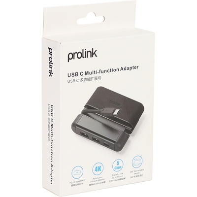 프로링크 USB3.0 Type C 5 in 1 멀티 허브