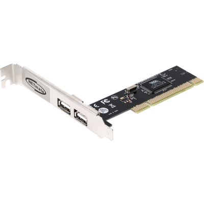 강원전자 넷메이트 USB2.0 2포트 PCI 카드(슬림PC겸용)